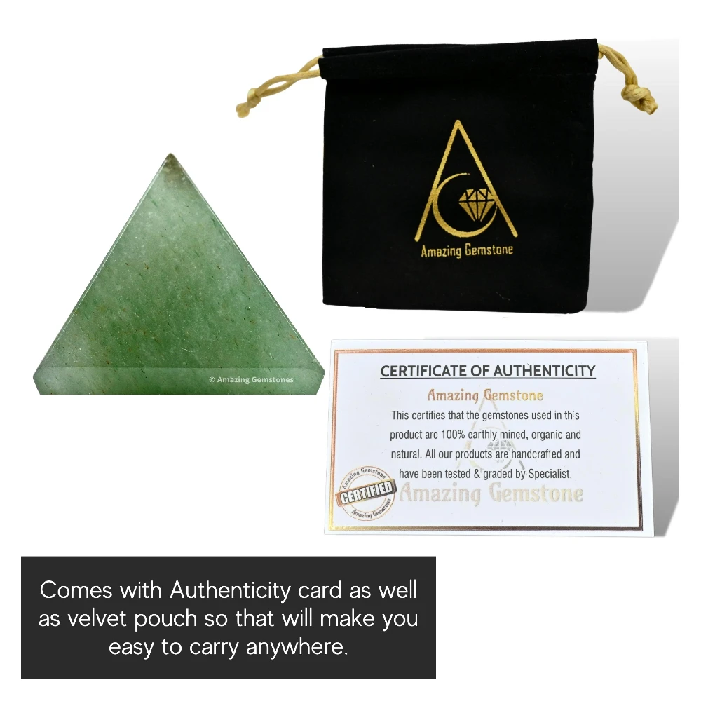 Green Aventurine Pyramid (1 Inch)