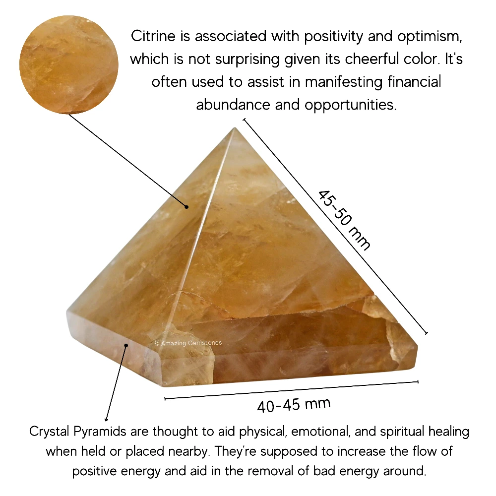 Citrine Pyramid (2 Inch)