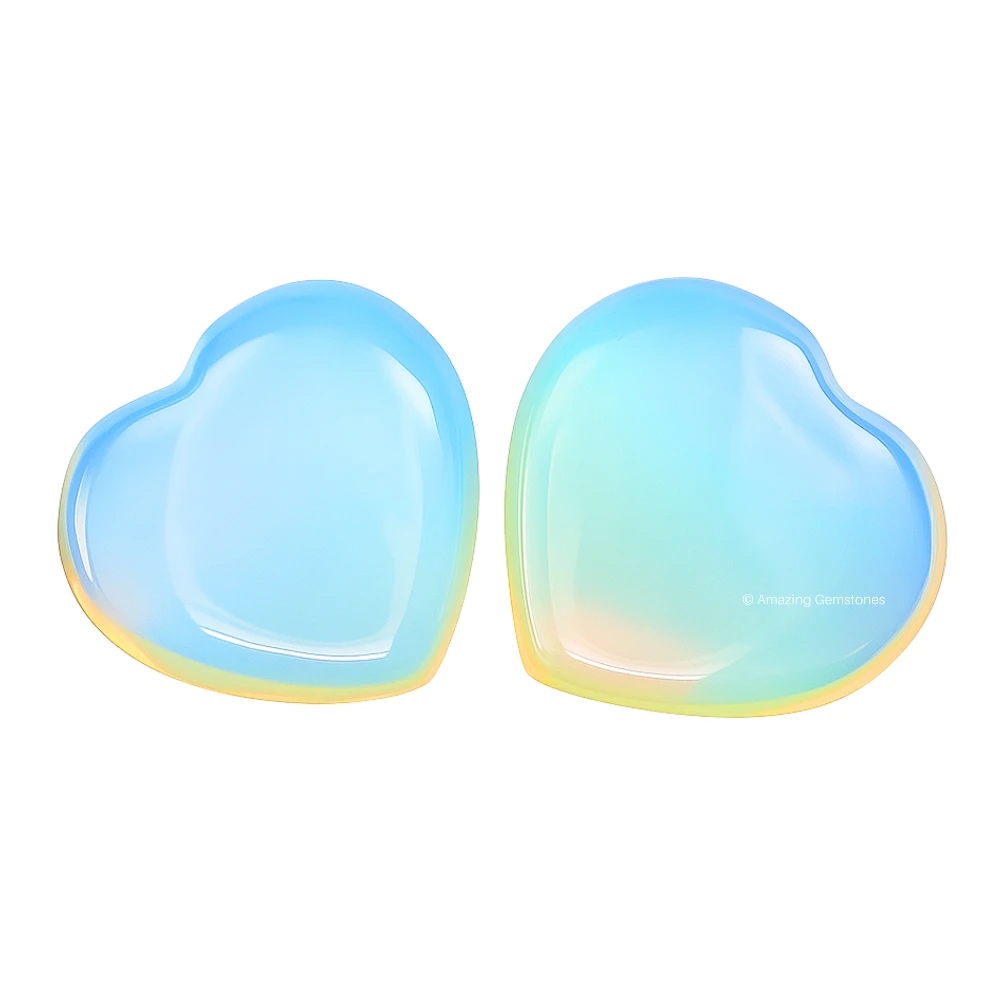 Opalite Heart (Pack of 2)