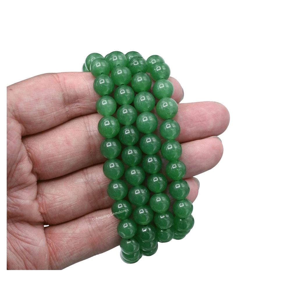 Green Aventurine Mala (Without Knot)