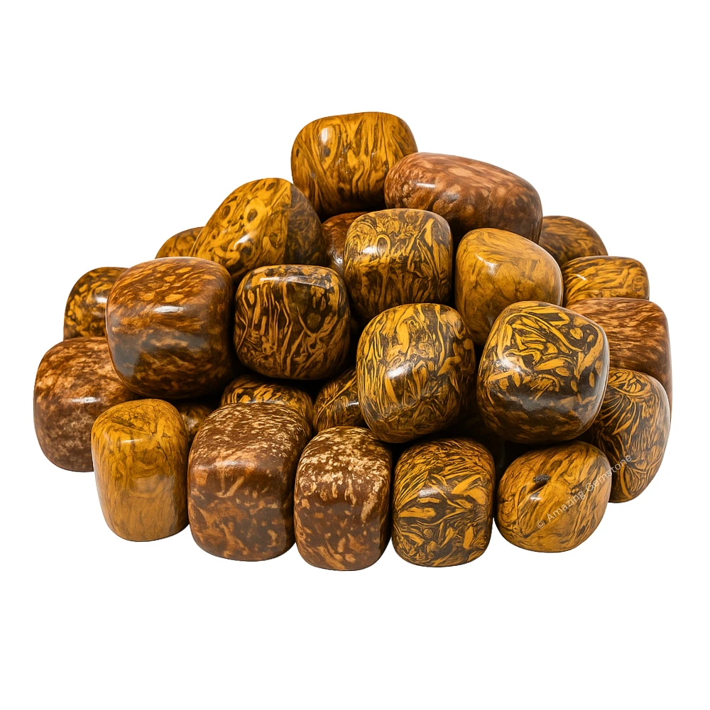 Tumbled Mariyam Jasper Crystals Stones (1000+ Carats)