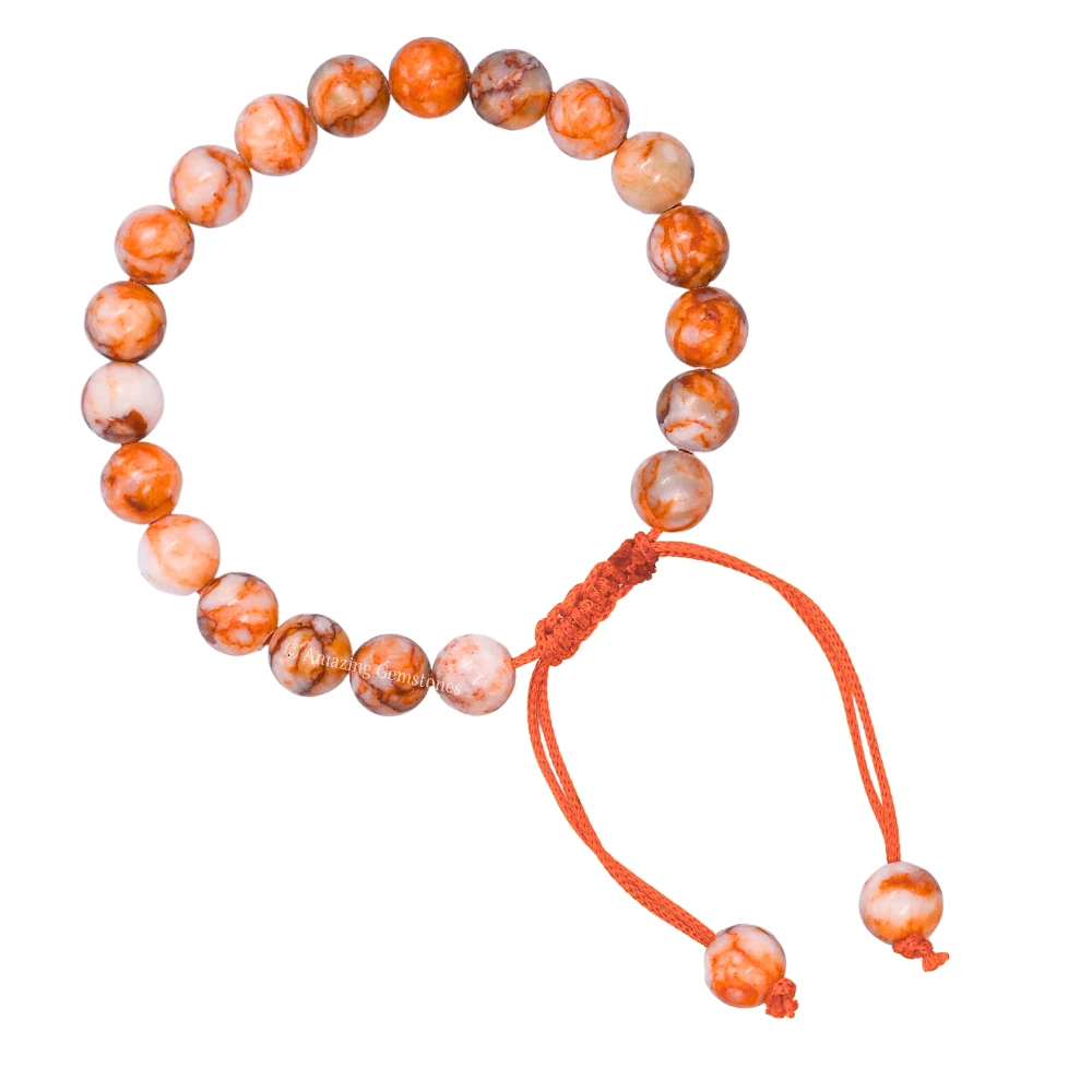 Red Picasso Jasper Bracelet (Adjustable)