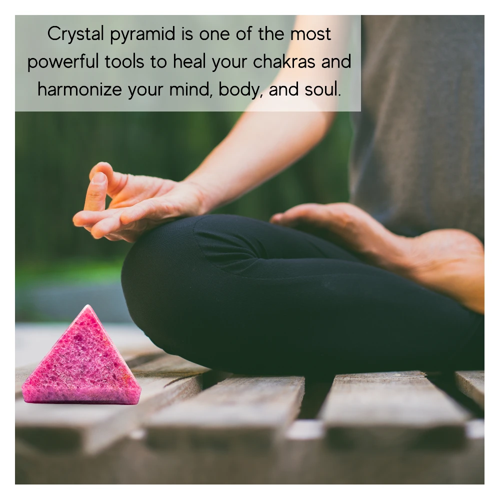 Rhodonite Pyramid (1 Inch)