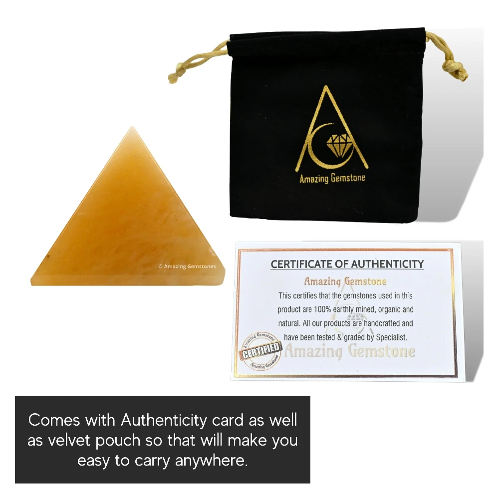 Yellow Aventurine Pyramid (1 Inch)
