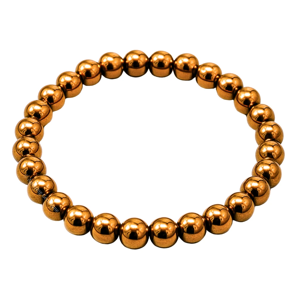 Copper Hematite Bracelet (Strechable)