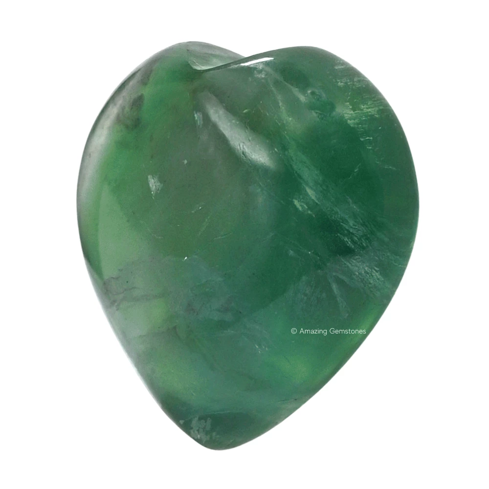 Green Fluorite Heart