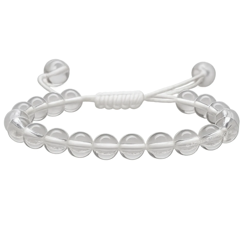 Clear Quartz Bracelet (Adjustable)