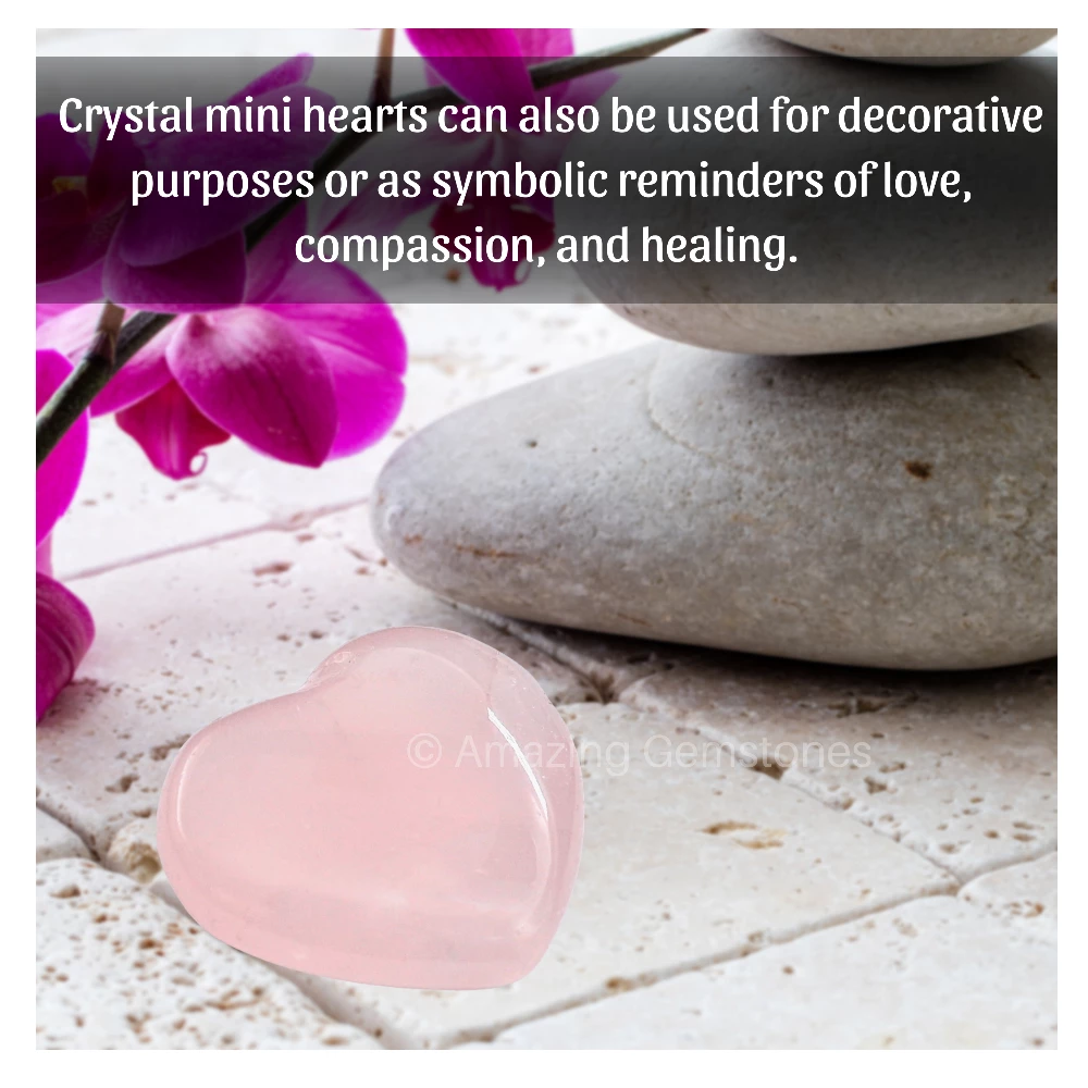 Rose Quartz Heart (Pack of 2)