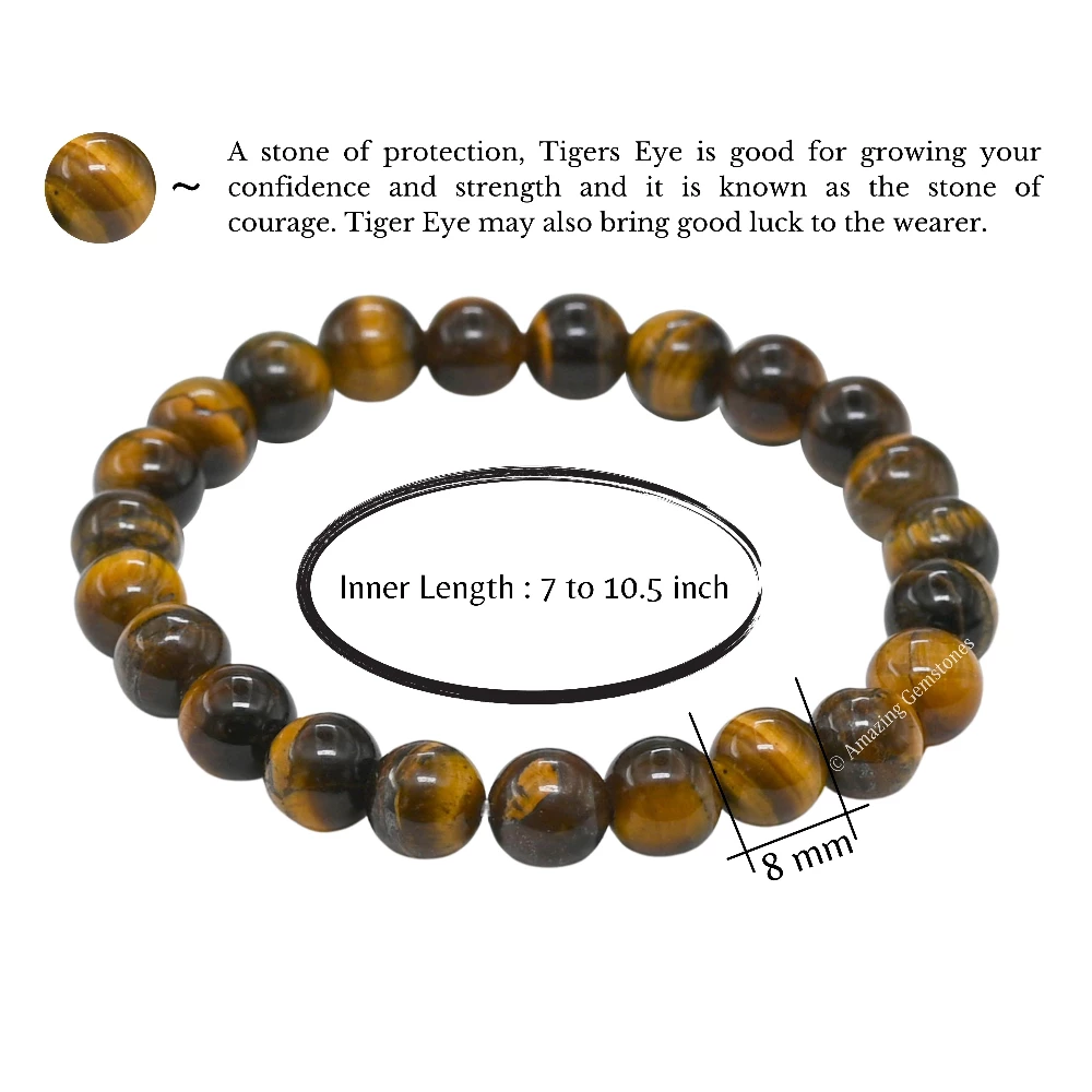 Tiger Eye Bracelet (Stretchable)