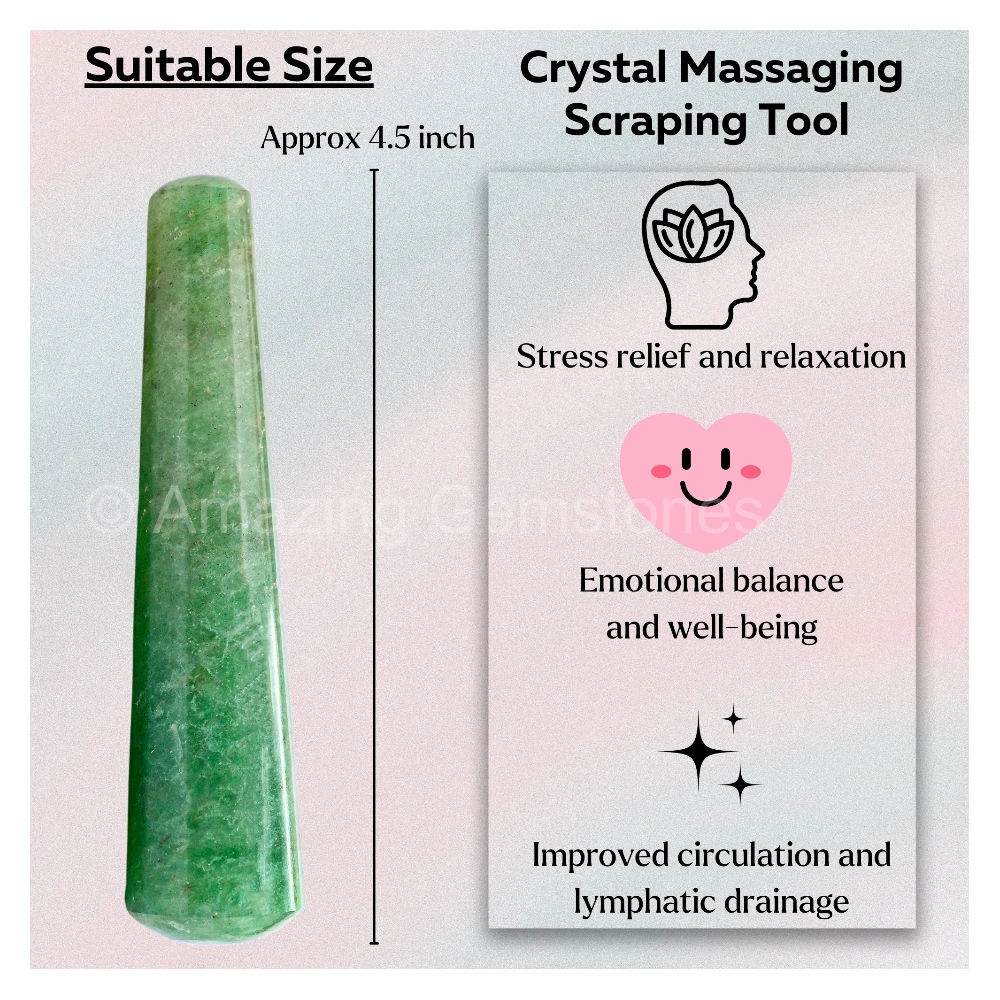 Green Strawberry Quartz Wand