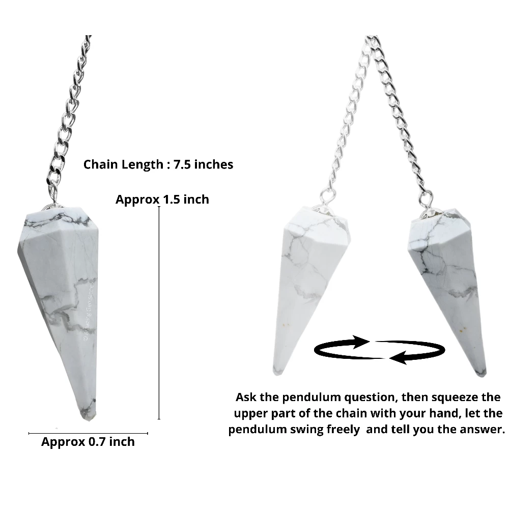 Howlite Pendulum