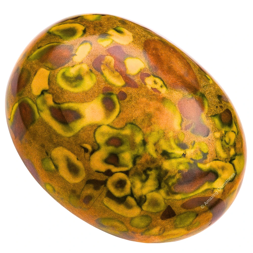 Fruit Jasper Palm Stone