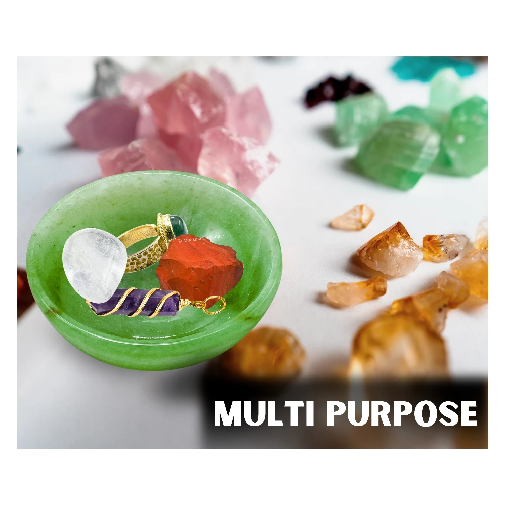 Green Aventurine Crystal Bowl - 3 Inch