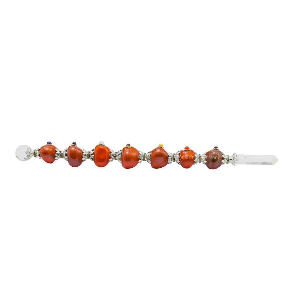 Red Jasper Tumbled Healing Crystal Wand