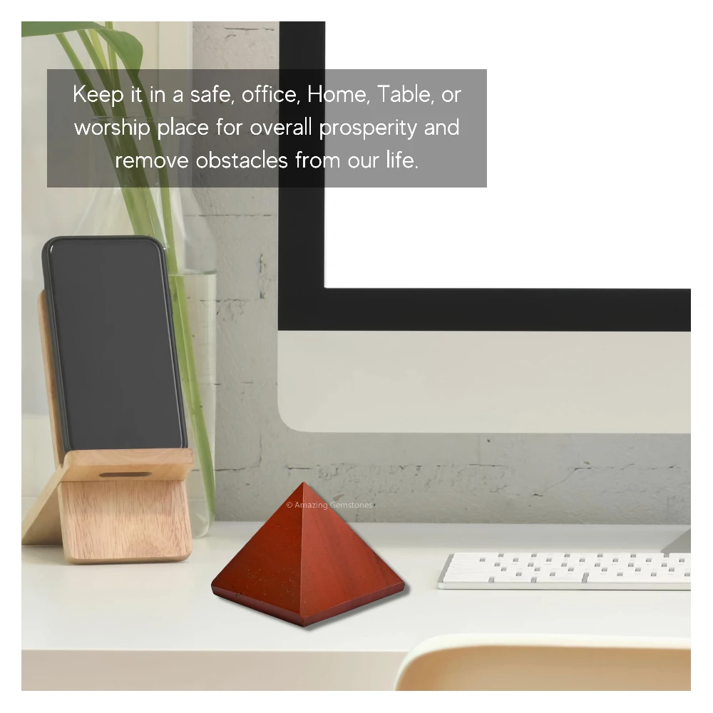 Red Jasper Pyramid (2 Inch)