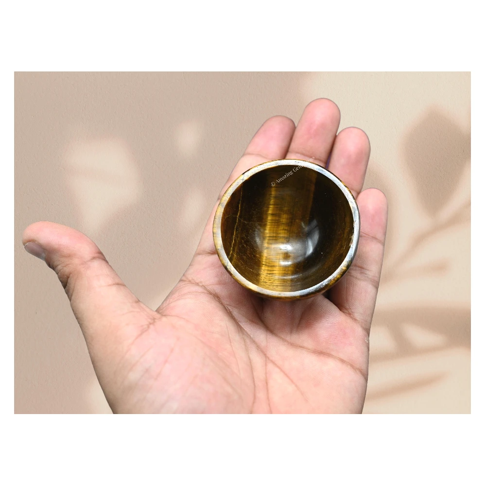 Tiger Eye Crystal Bowl - 2 Inch