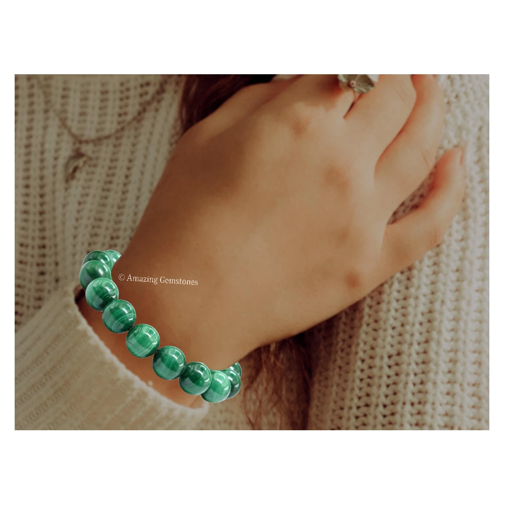 Malachite Bracelet (Stretchable)