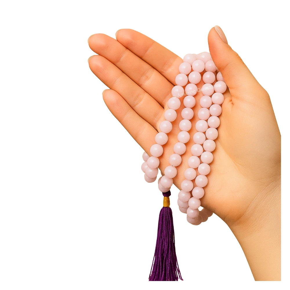 Kunzite Mala (Without Knot)