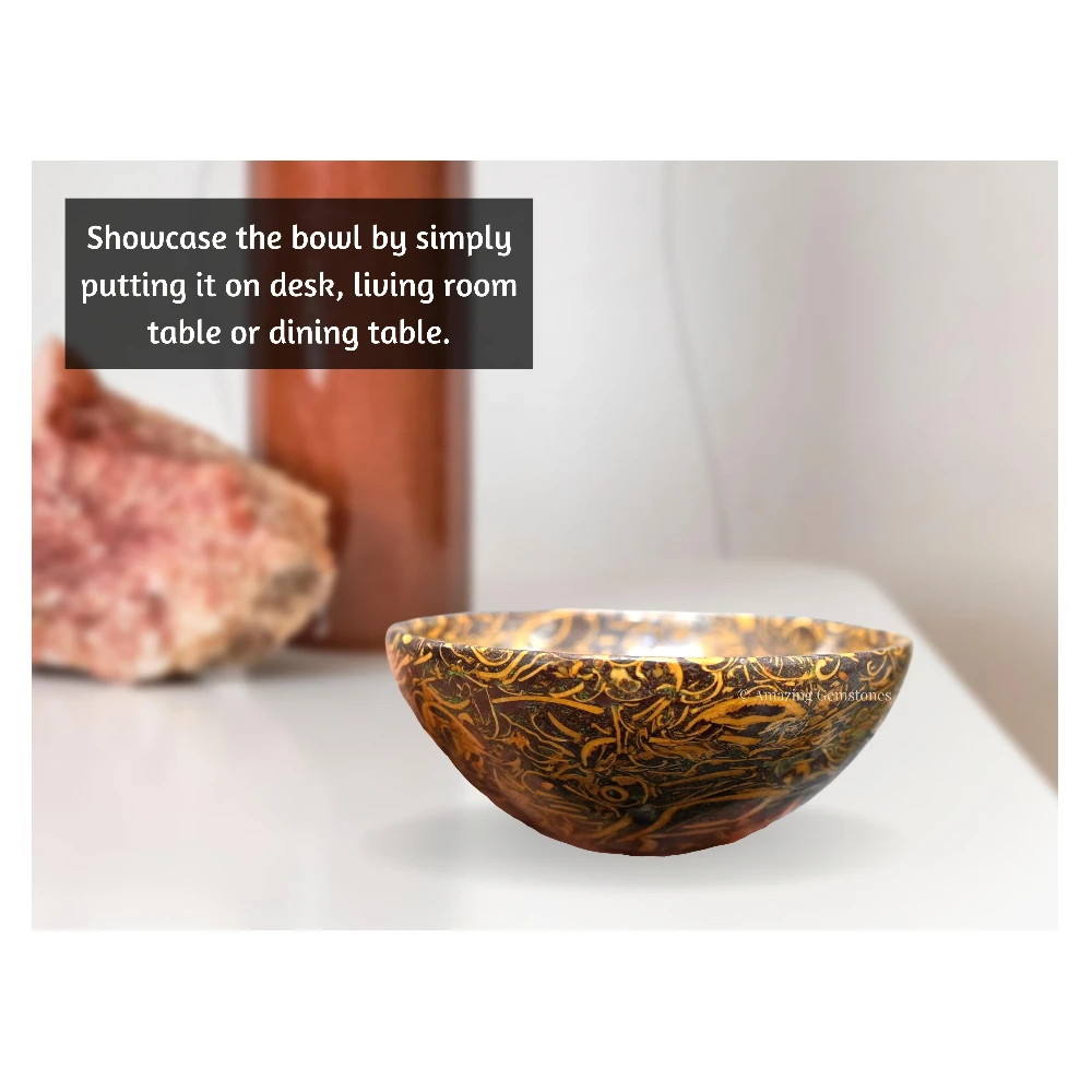Mariyam Jasper Crystal Bowl - 2 Inch