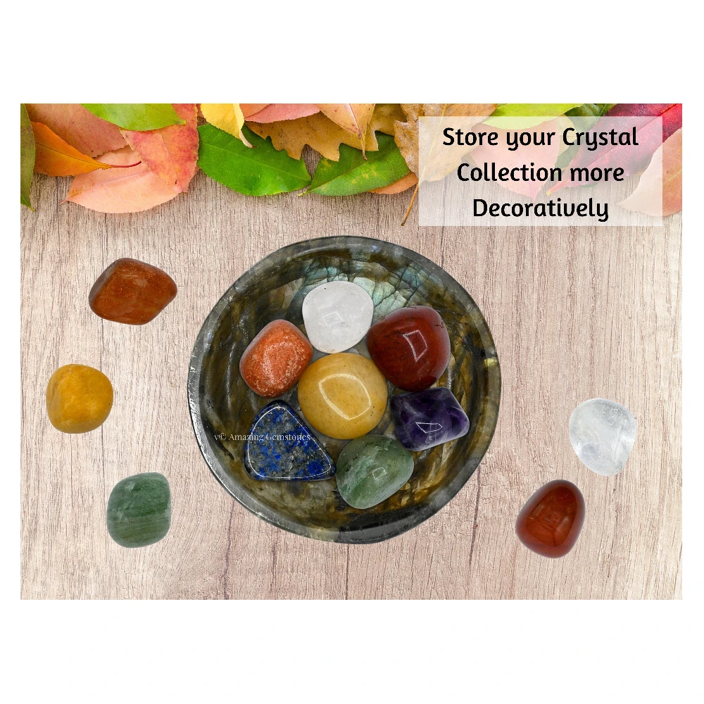 Labradorite Crystal Bowl - 2 Inch