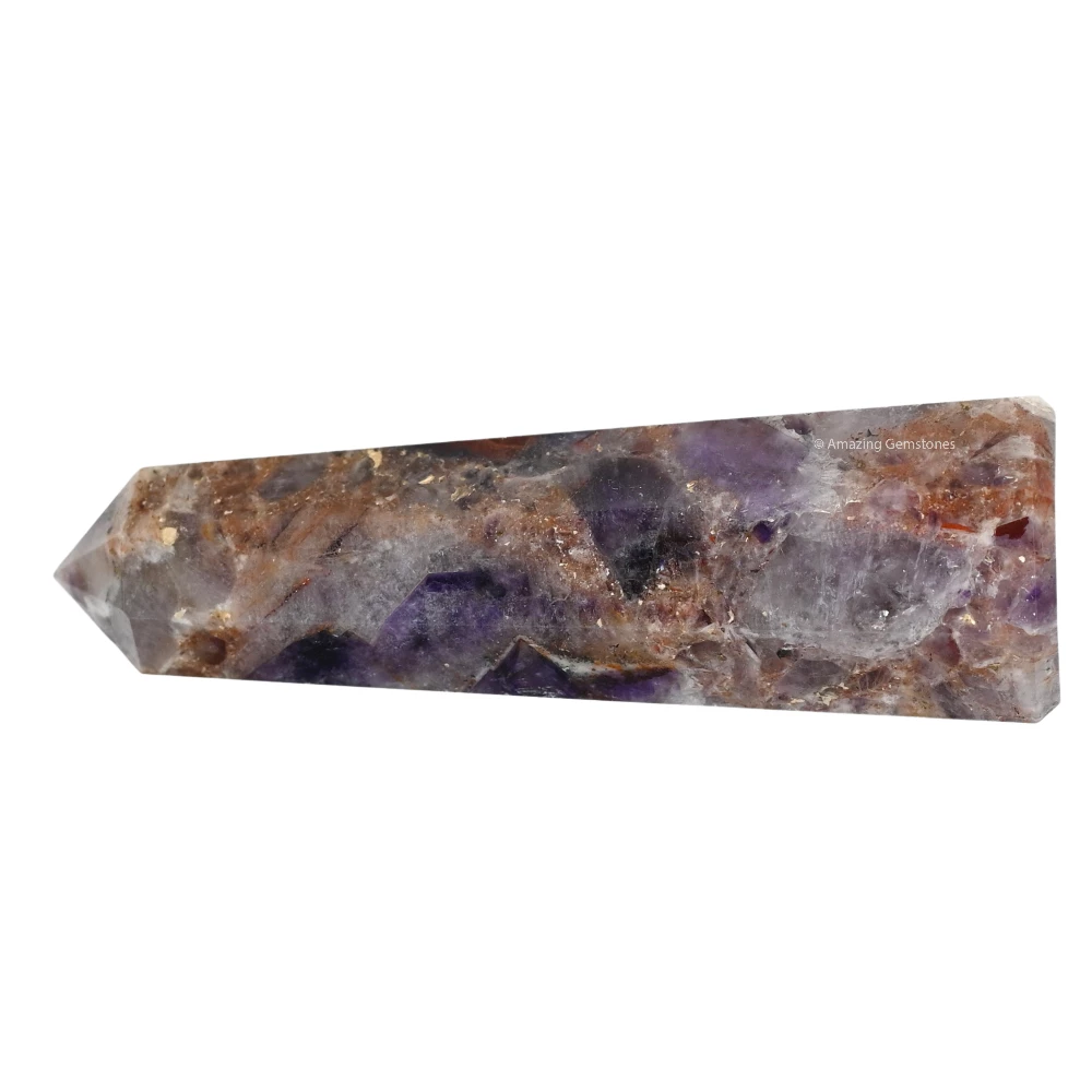 Amethyst Chevron Tower (3"-4" Inch)