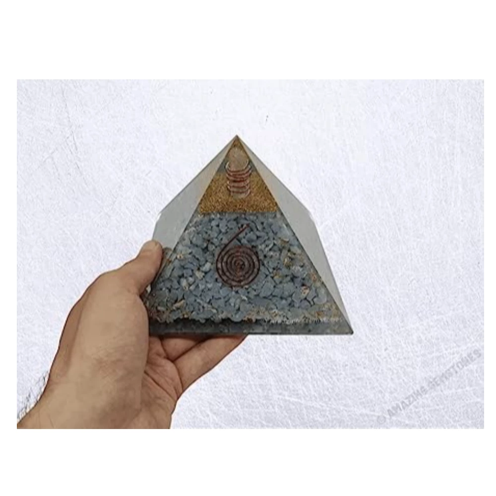 Angelite Orgone Pyramid (Extra Large)