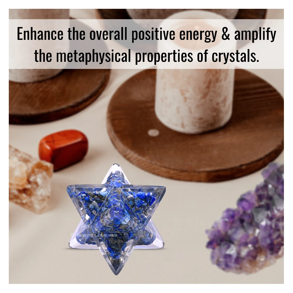Lapis Lazuli Orgone Merkaba