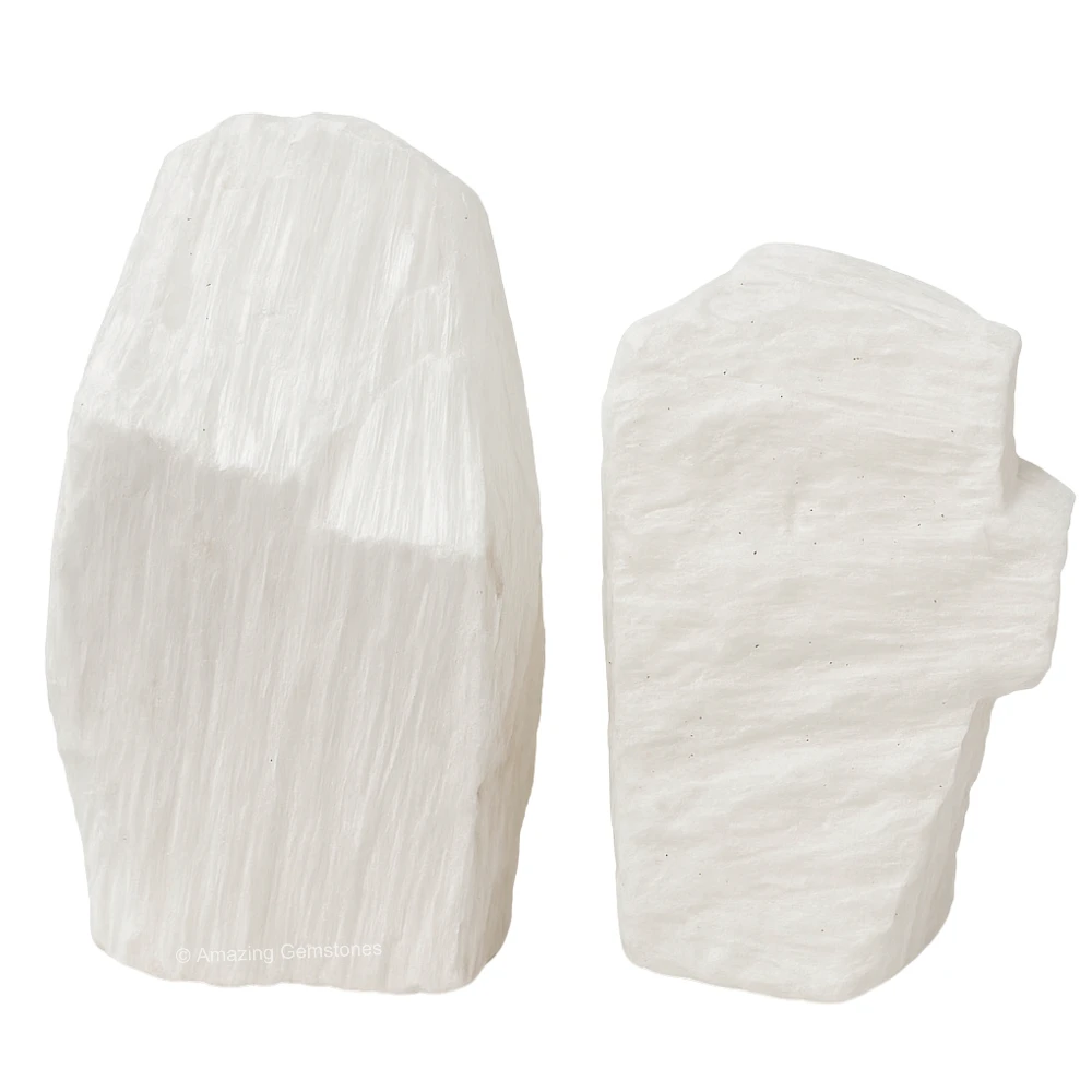 Scolecite Raw Crystals (2 Pieces)