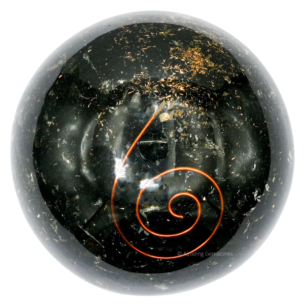 Black Tourmaline Orgone Sphere
