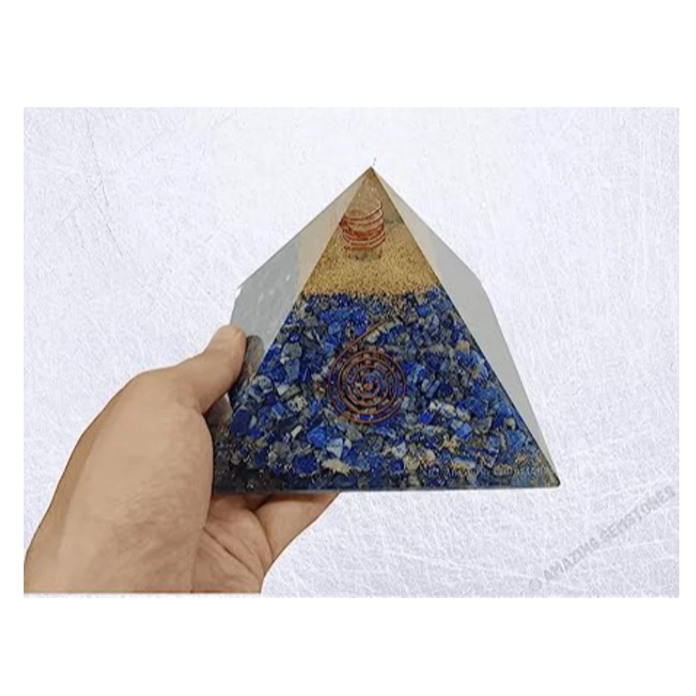 Lapis Lazuli Orgone Pyramid (Extra Large)