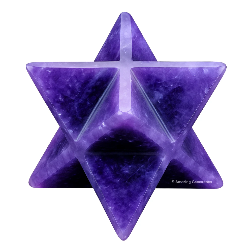 Lepidolite Merkaba (15-20 mm)