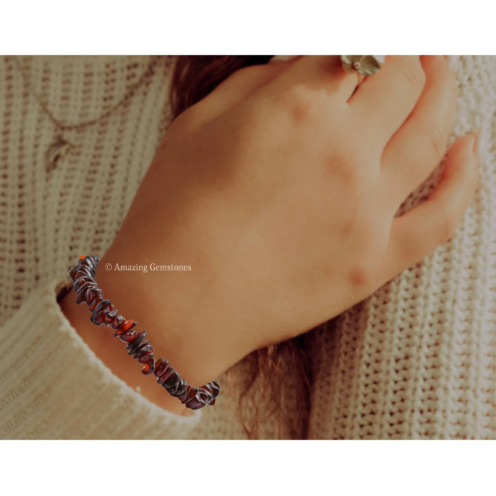 Amber Chip Bracelet