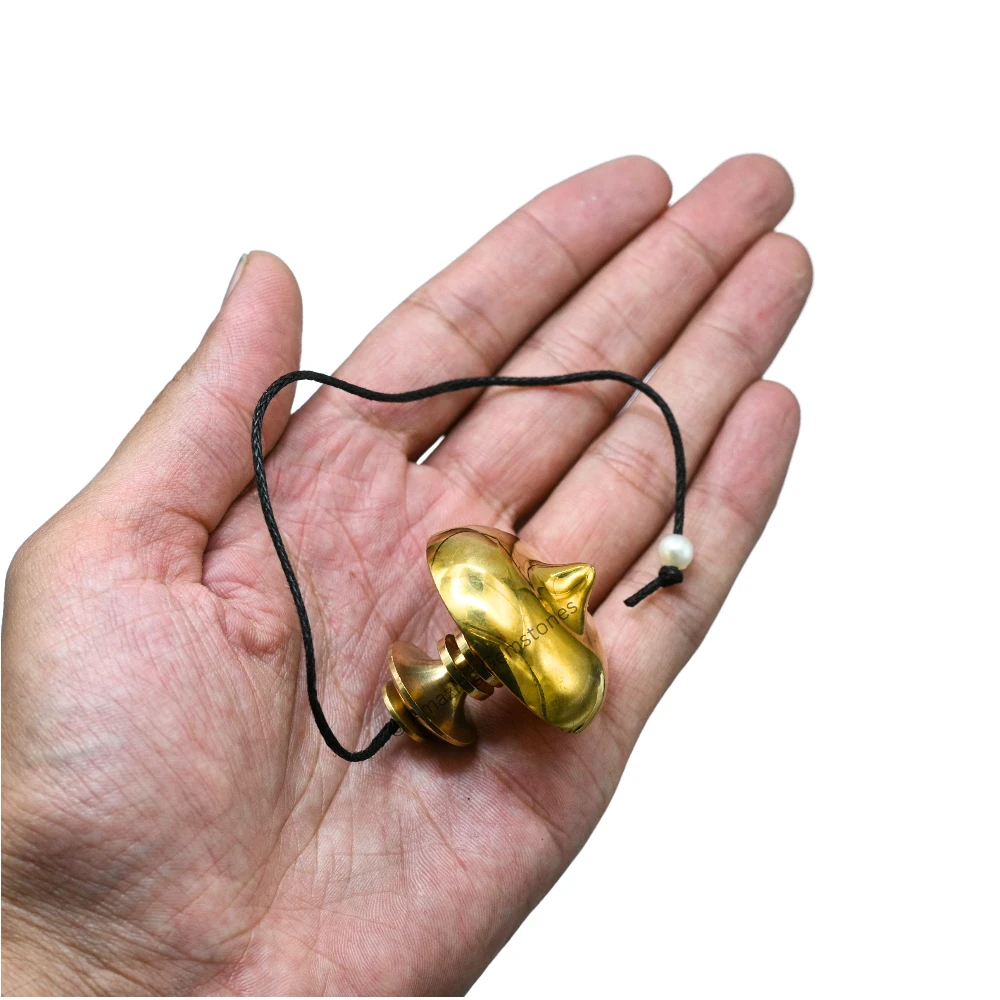 Metal Brass Pendulum - UFO large (MP113)