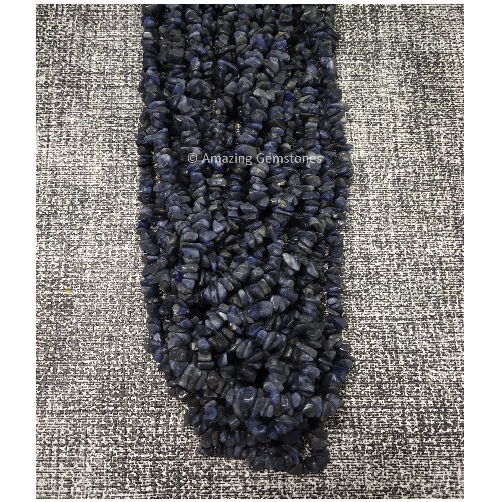 Sodalite Chips - Pre Drilled