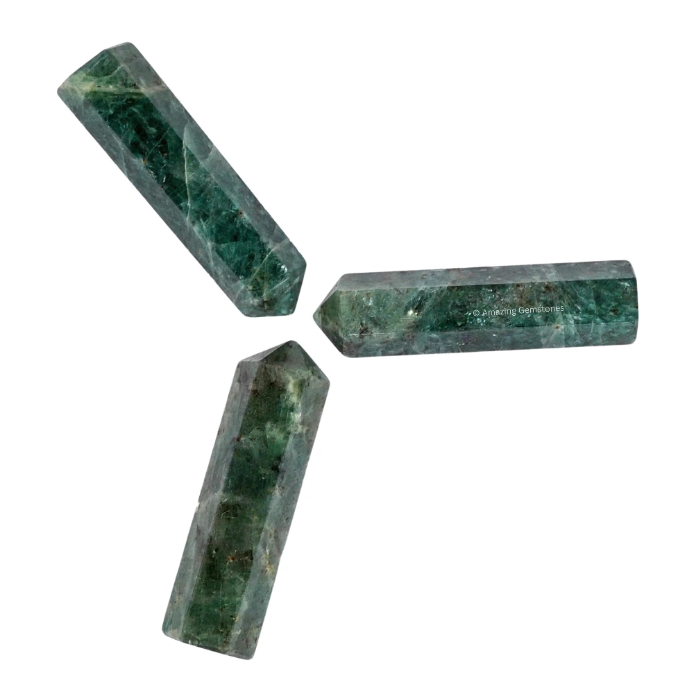 Chrome Diopside Pencil Points (Set of 3)