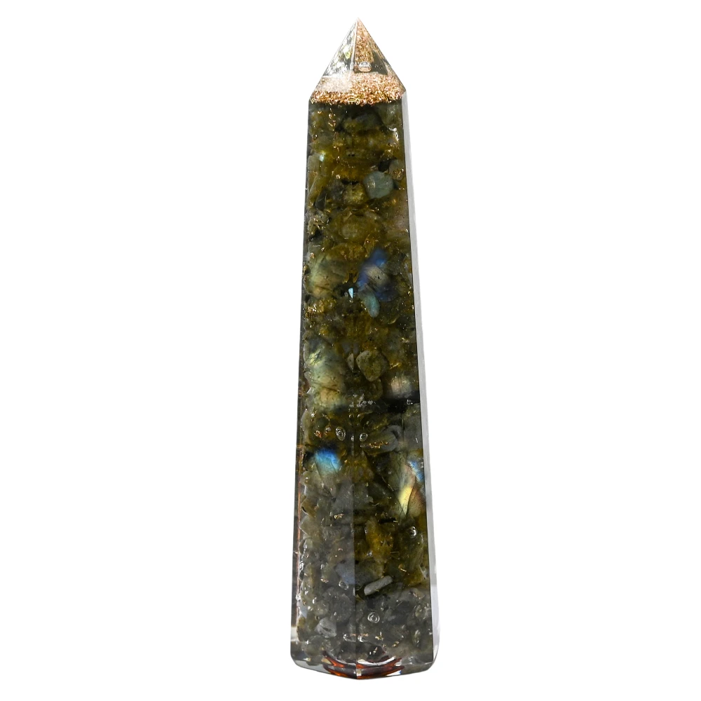 Labradorite Orgone Tower (4.5 Inch)