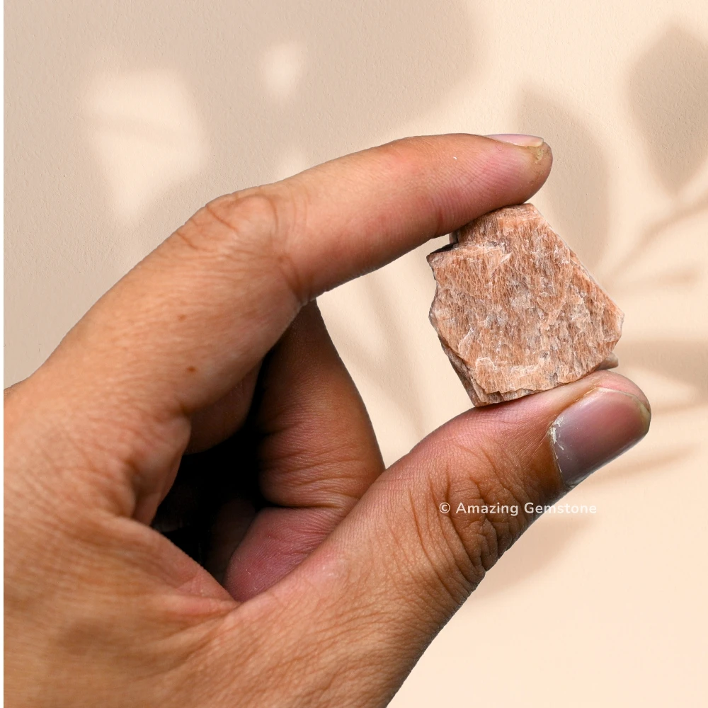 Peach Moonstone Raw Crystals (2 Pieces)