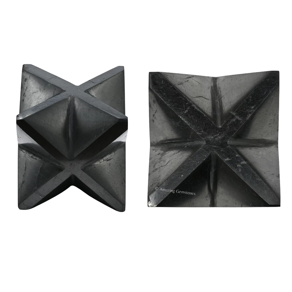 Shungite Merkaba (45-55 mm)