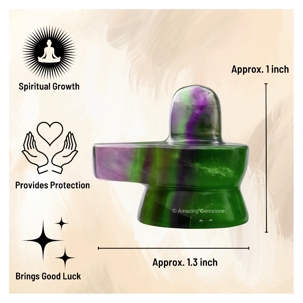 Multi Fluorite Shivling