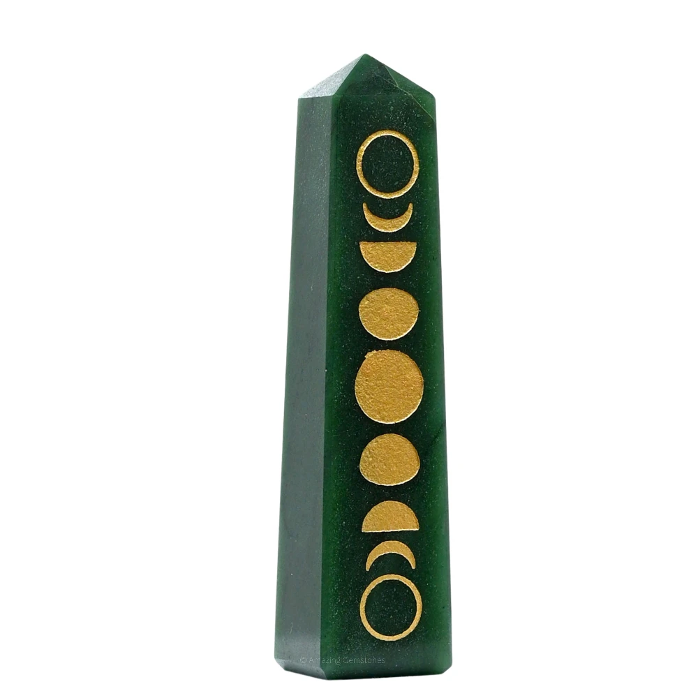 Dark Green Aventurine Tower (4" - 5" Inch)