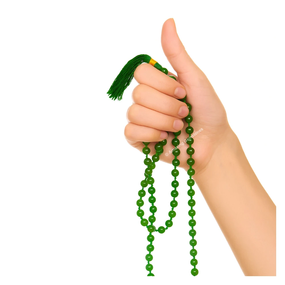 Green Aventurine Mala (Hand Knotted)