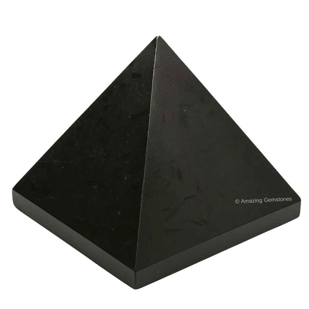 Black Tourmaline Pyramid (2 Inch)
