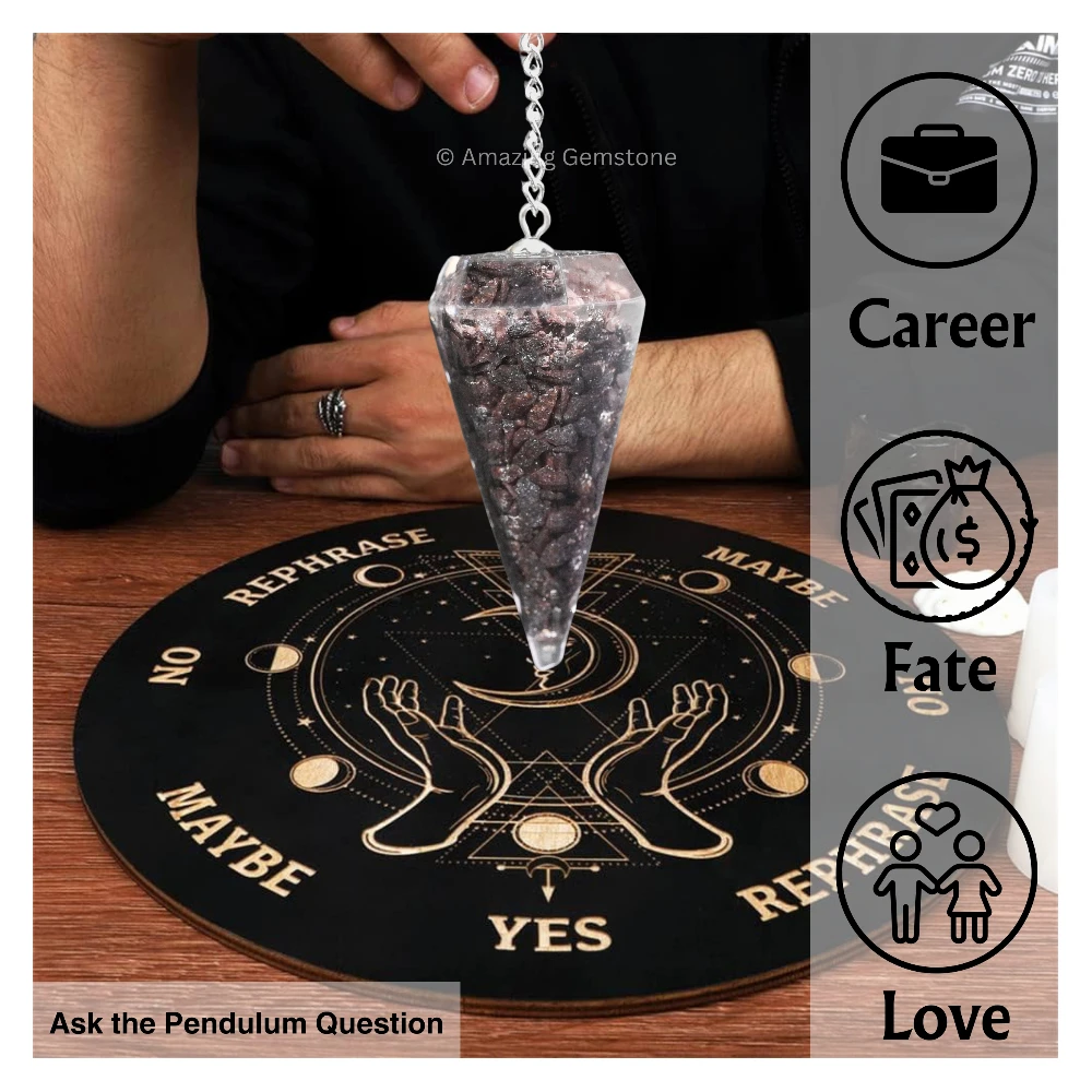 Hematite Orgone Pendulum