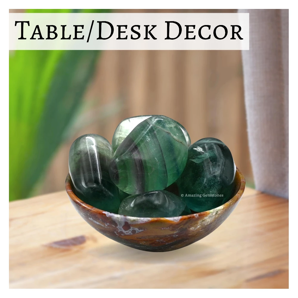 Tumbled Fluorite Crystals Stones (1 oz)