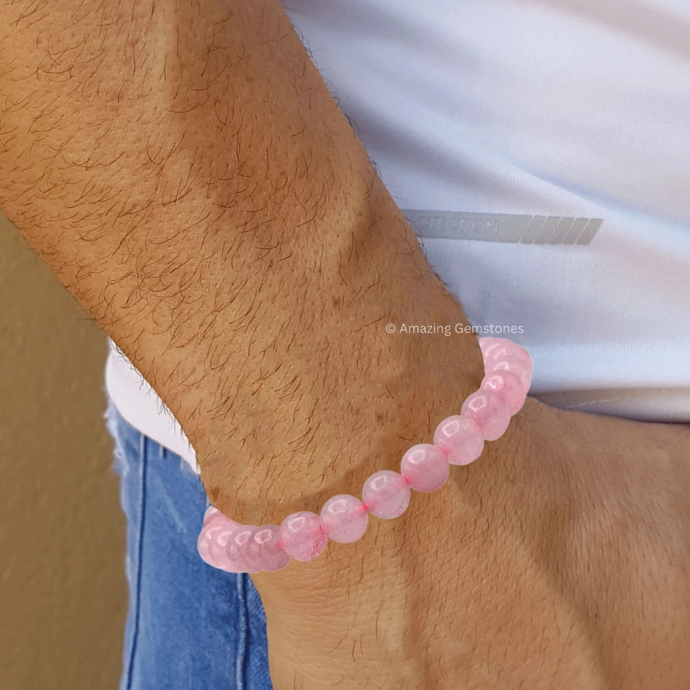 Rose Quartz Bracelet (Adjustable)