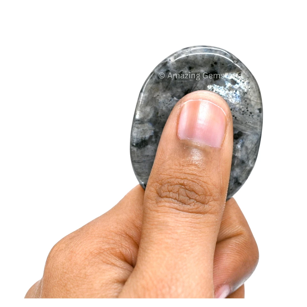 Larvikite Worry Stone