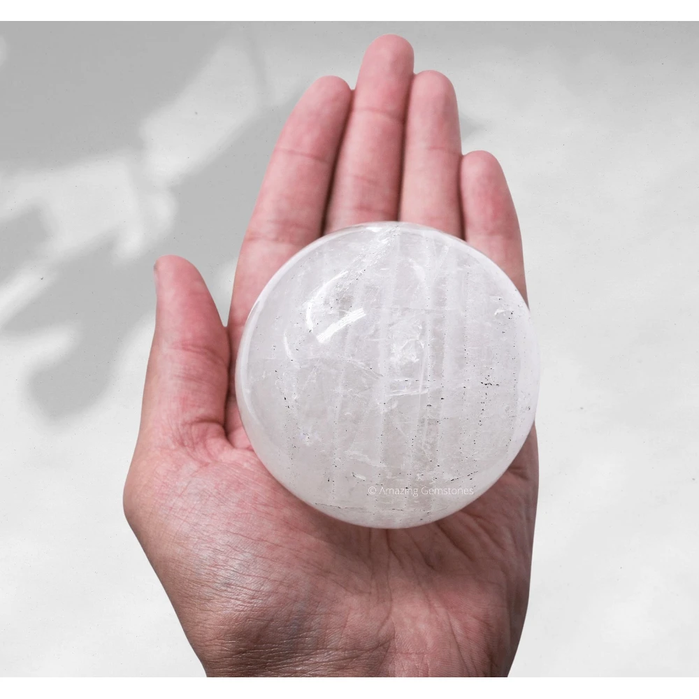 Large Clear Quartz Sphere (3 Inch)