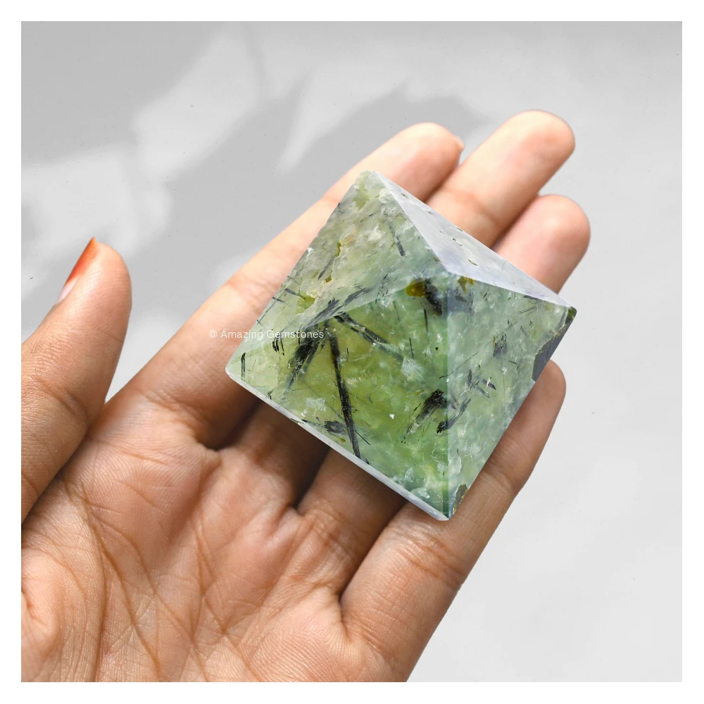 Prehnite Pyramid (1.5 Inch)