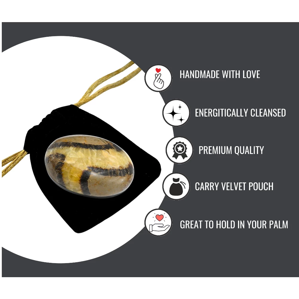 Septarian Palm Stone
