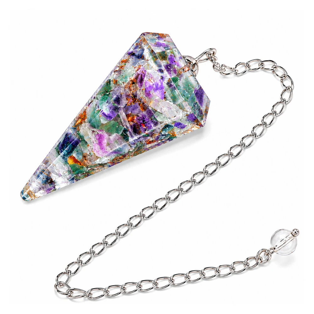 Fluorite Orgone Pendulum